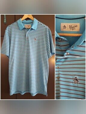 Original Penguin Performance Golf Polo Shirt - Large - Used, Excellent Condition
